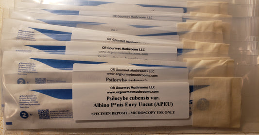 Spore Swabs: Psilocybe cubensis var. Albino P*nis Envy Uncut (APEU)