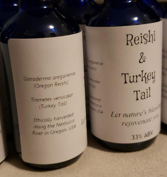 2oz Reishi & Turkey Tail tincture